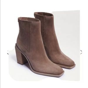 Sam Edelman amalia boot suede tan 10.5 worn 2x